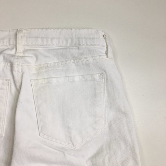 NWOT L'AGENCE Blanc/White THE DUKE 5 Pocket Ankle/Cropped Jeans - Picture 9 of 10